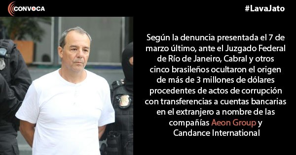 ConvocaPe's tweet photo. Exgobernador brasileño Sergio Cabral también fue arrestado por recibir presuntas coimas de #Odebrecht #AeonGroup https://t.co/cauMB9S12u https://t.co/0ps0WchV01