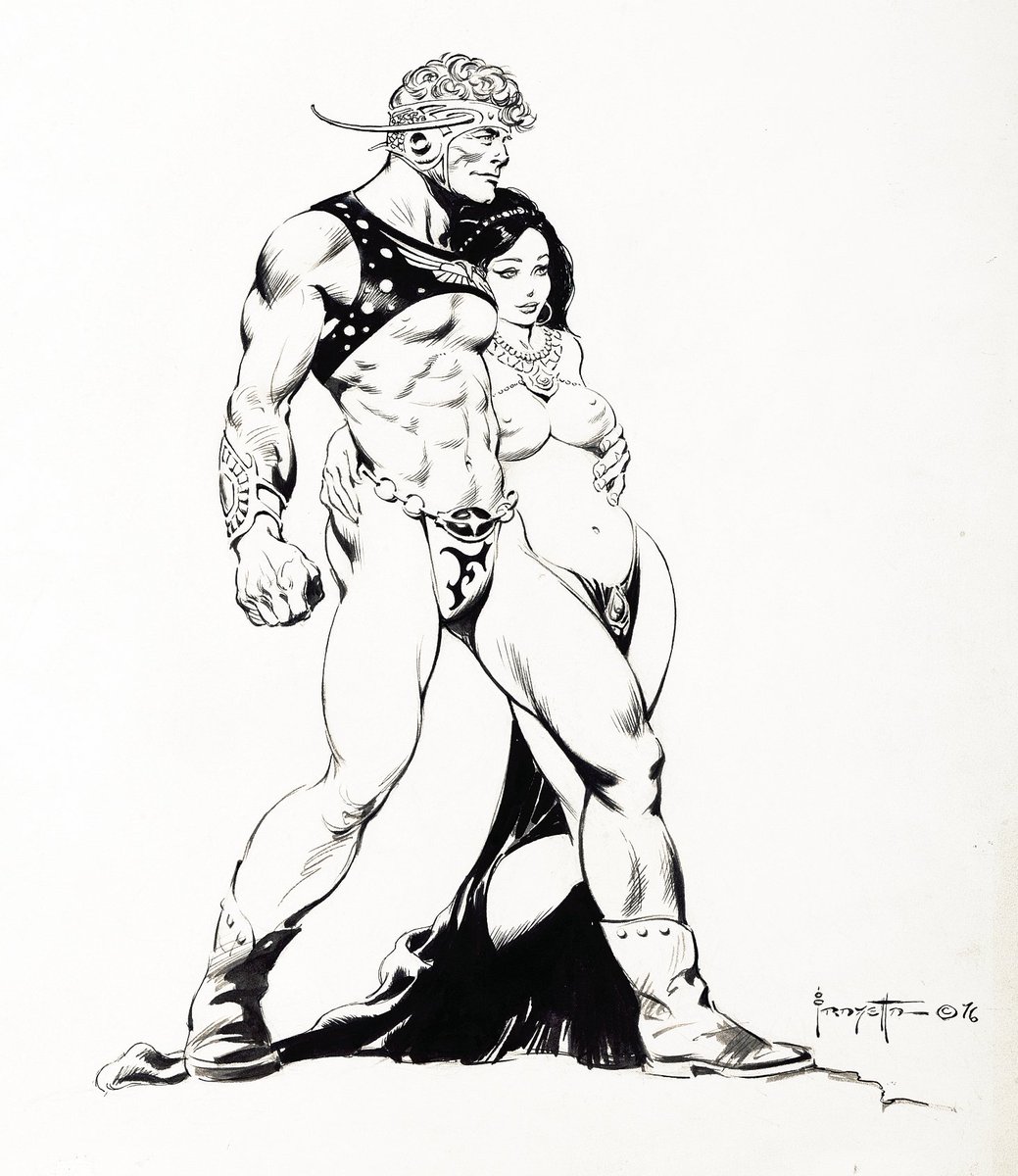 RayWeisfeld's tweet photo. Frank Frazetta https://t.co/TGH4fEvrXQ