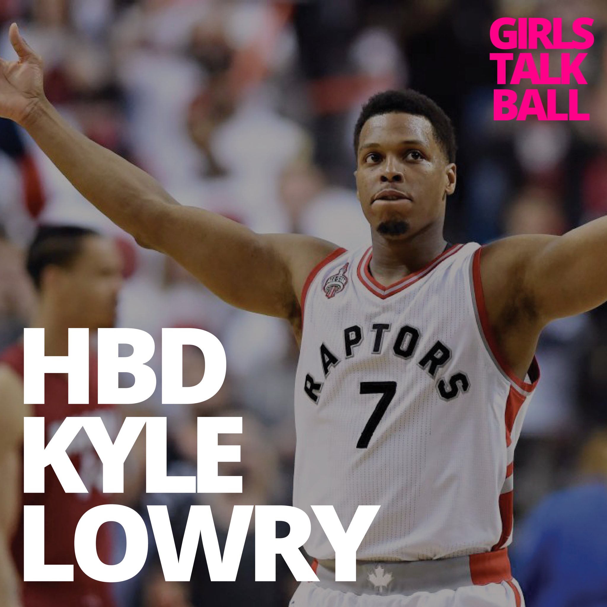 Happy birthday to Kyle Lowry of the Toronto Raptors!   