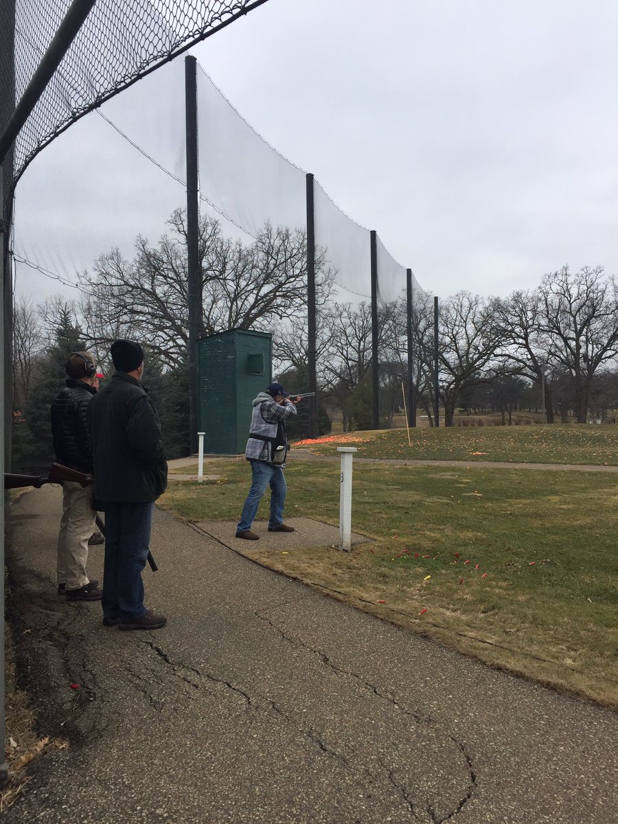 derek_oster's tweet photo. Great day for The Cookout Shoot-out! The last event for Skeet shooting  this year! #pull @MinikahdaTurf https://t.co/gIdzuVMWII