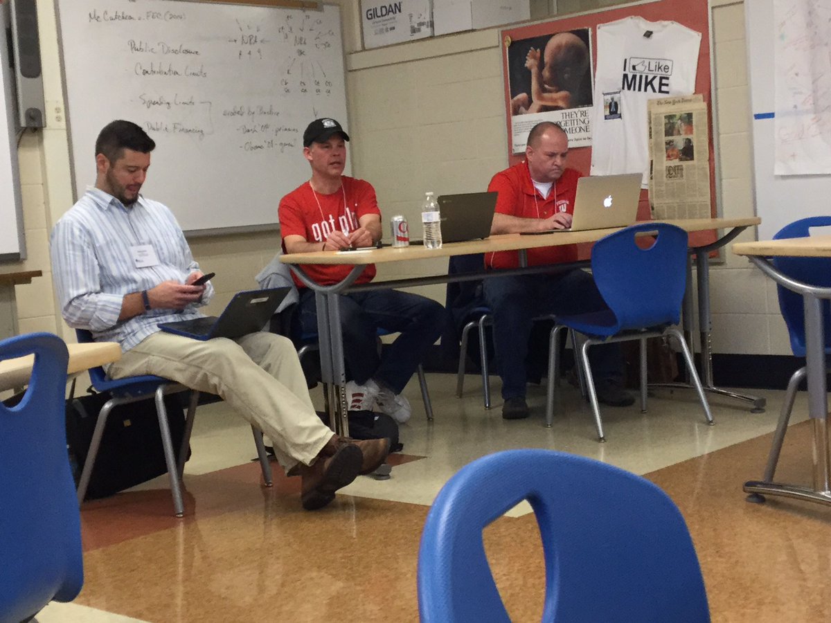 talouis's tweet image. "The" @posickj helping out the @twitter hatchlings @EdCampElm #edcampelm (along with @JeffreyASee &amp;amp; @RESP3CTtheGAME )