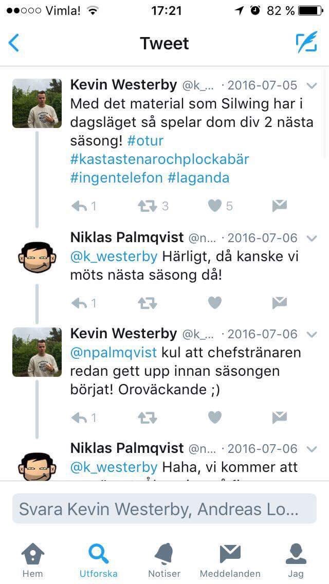 Det här är nog min favoritkonversation på twitter genom tiderna