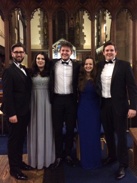 Great first concert with our new MD <a href="/rorywainwright/">Rory Wainwright Johnston</a> - a moving Stabat Mater with fab soloists, seen here with Rory