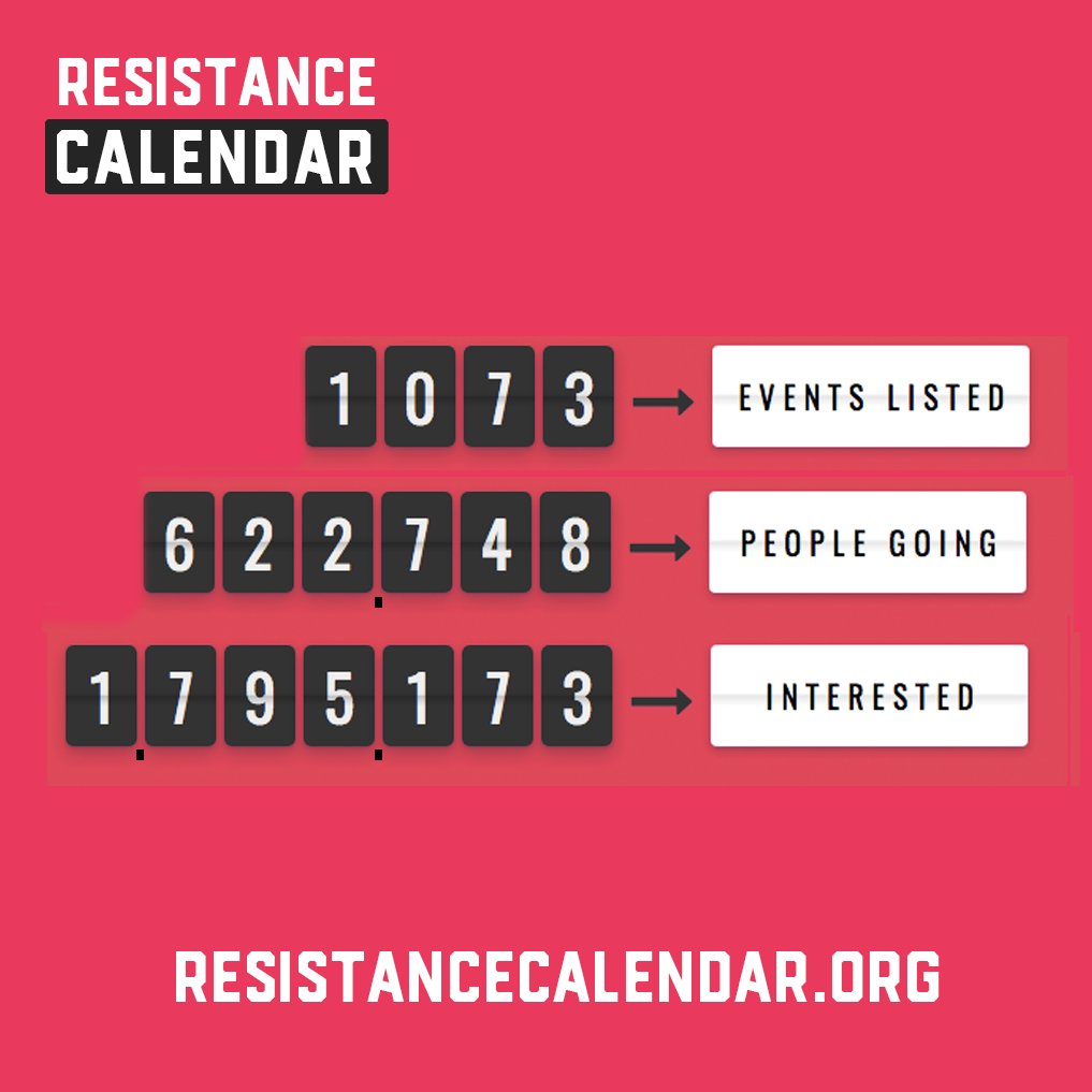 Resistance Calendar tweet media