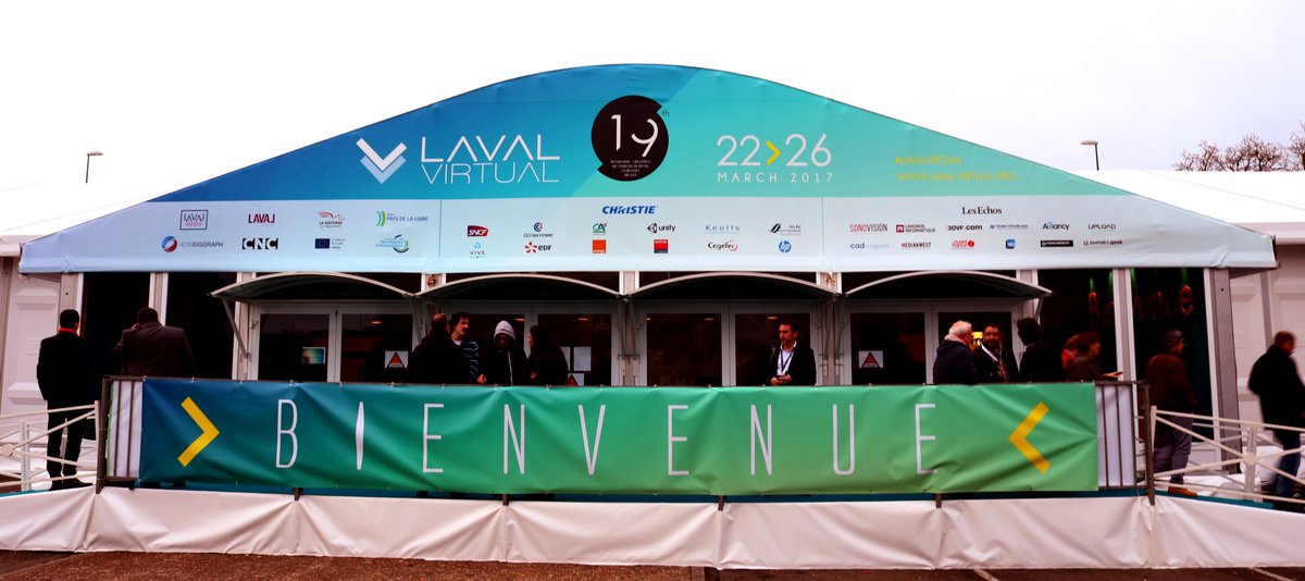 Our last day at <a href="/lavalvirtual/">Laval Virtual</a> is over! Thanks for the interesting talks &amp; positive feedback - it's been a great overall experience! #Dive6