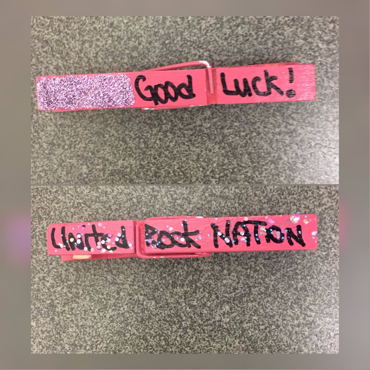 Rock_Rays1's tweet photo. 💕Thank you to the incredibly sweet @URNAllstars for the super cute pin!!! #RockRays #Pink #CheerFamily 🤙🏼💕 https://t.co/bxgIy9AgsD