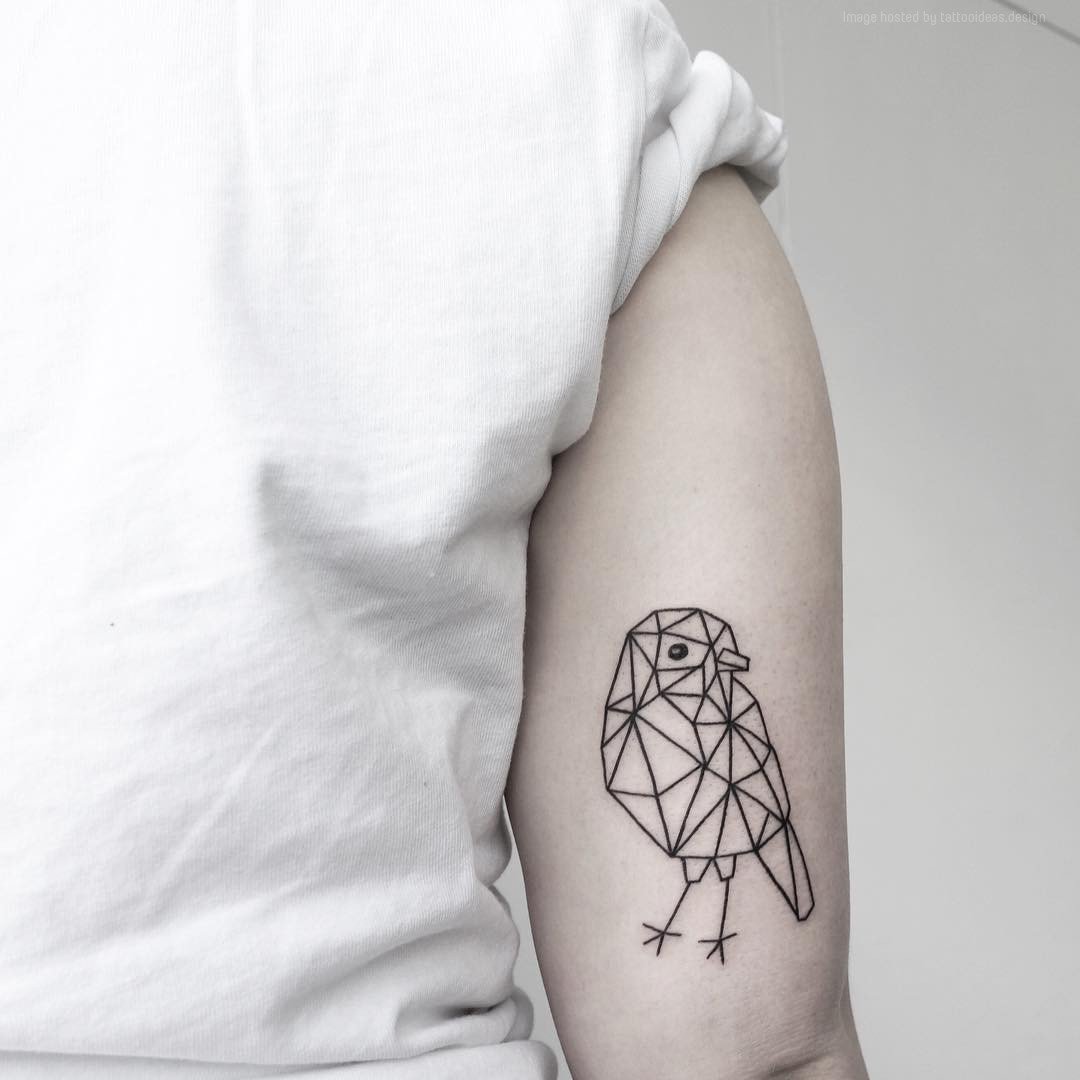Tattoo uploaded by Marie  Tattoo design  minimalist owl stylized  micron drawing  Tattoodo