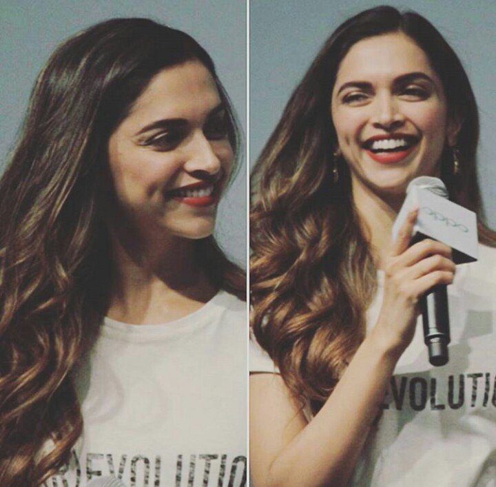 Hair goals 😻👌 
How could you resist yourself without falling for her smile ?! Uff 💘😭 <a href="/deepikapadukone/">Deepika Padukone</a>