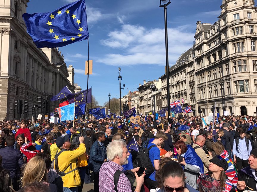 London you're lovely & made better by all who've come from elsewhere in the UK the EU & the World #MarchForEurope2017 #UniteForEurope