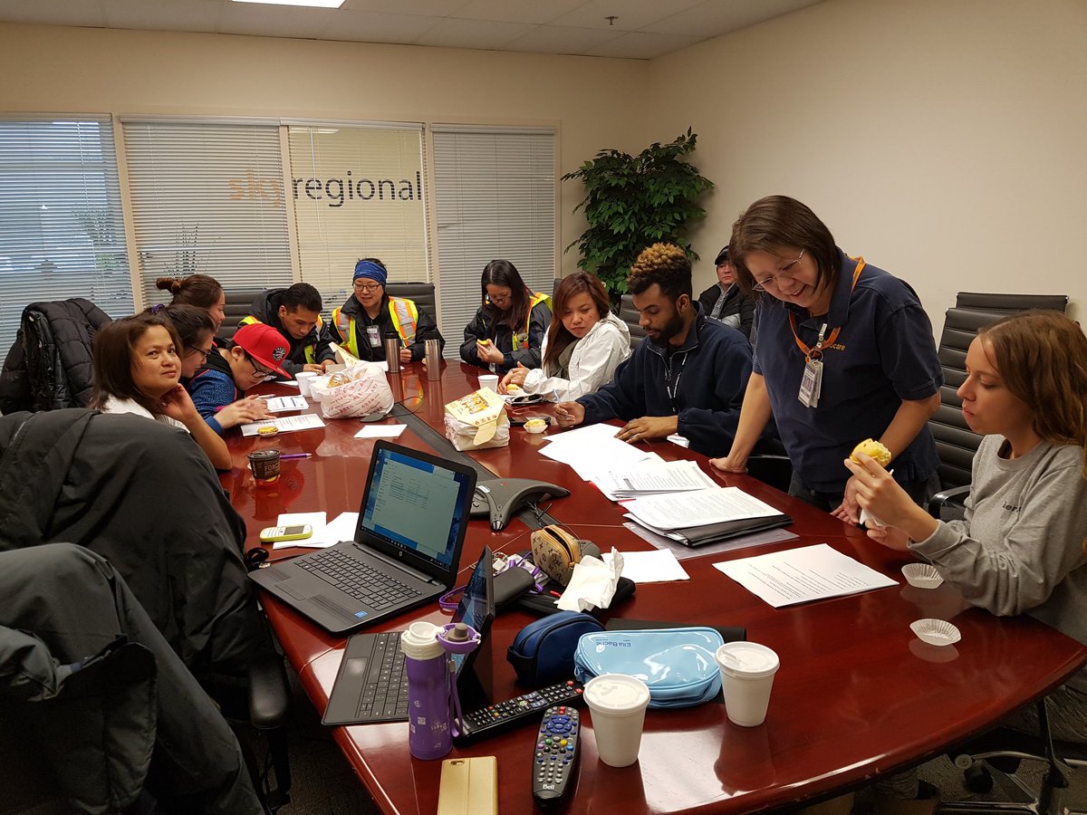 aerocareintl's tweet photo. At #SkyRegional training session, learning about #Aircraft cleaning and security. #Snacks provided. https://t.co/HLt8HiwQqg