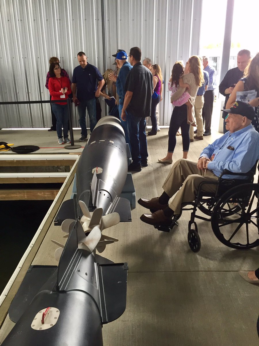tylerherbert's tweet photo. PT-305 Boat Dedication, National WWII Museum, New Orleans https://t.co/61ne9ts8B2