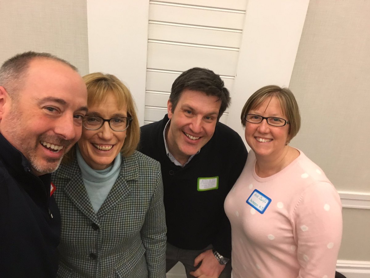 TheriaultAdam's tweet photo. Thanks @SenatorHassan for supporting educational leadership and @SouheganHS #ecet2nhvt https://t.co/hDXy6vICym