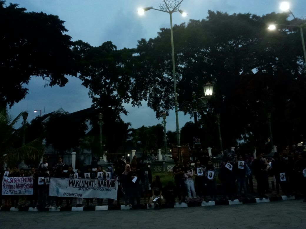 Sisi barat..  Aksi dan Maklumat Hari Air.. 
#gerakanpecintaalamuntuknegeri..