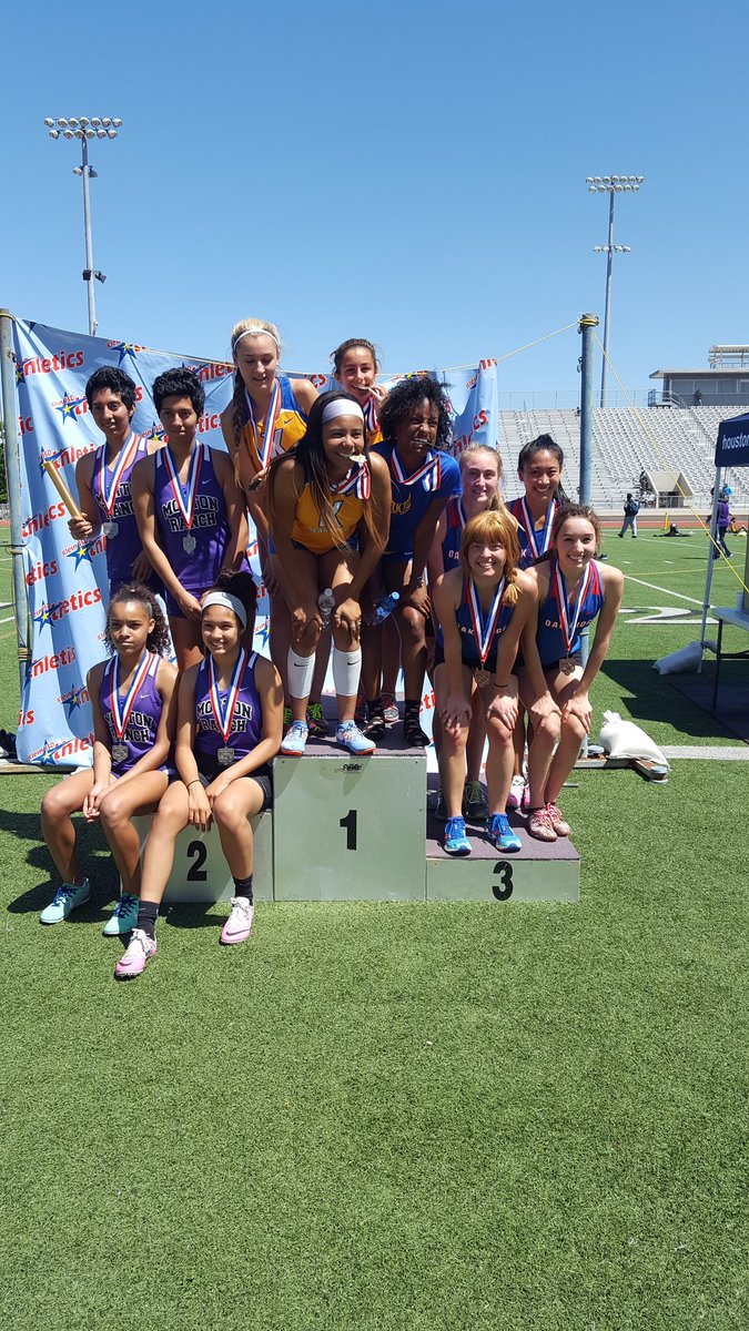 CoachDorris's tweet photo. 4x800 with a 3rd place finish at #kleinrelays with a time of 9:53! https://t.co/S0KHll7nRY