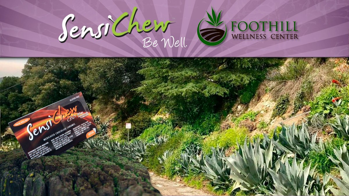 sensichew's tweet photo. Come by #foothillwellness from 4-7pm on 3/27 and meet our #SensiChew rep, Steve, and get #freemedibles + learn more about #SensiProducts. https://t.co/QPOOQOuwT8