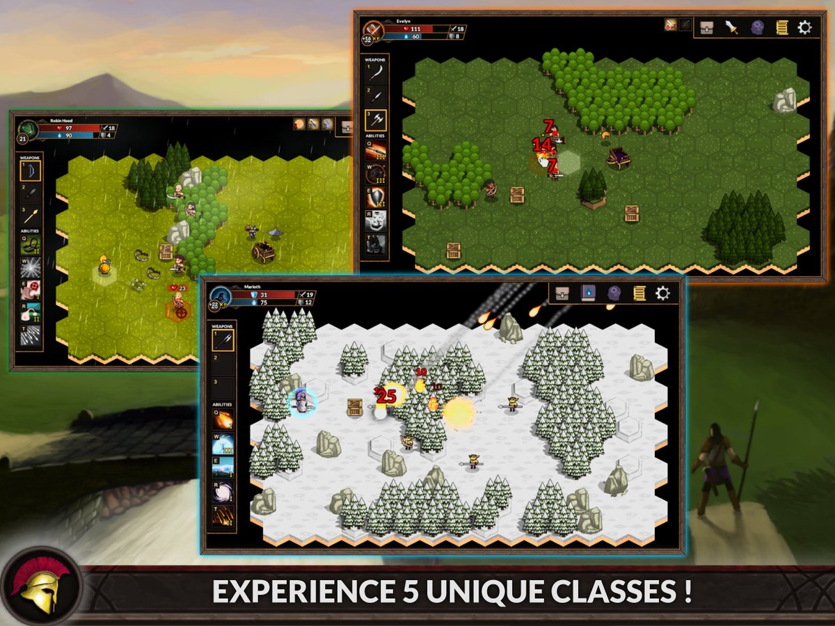 GoldenGodGames's tweet photo. #ETUgame is now available on Google Play and iTunes! It's FREE ;) here https://t.co/r66GX5zmvy #rpg #roguelike #indiegame @GameUnexpected https://t.co/plzscHCRxO