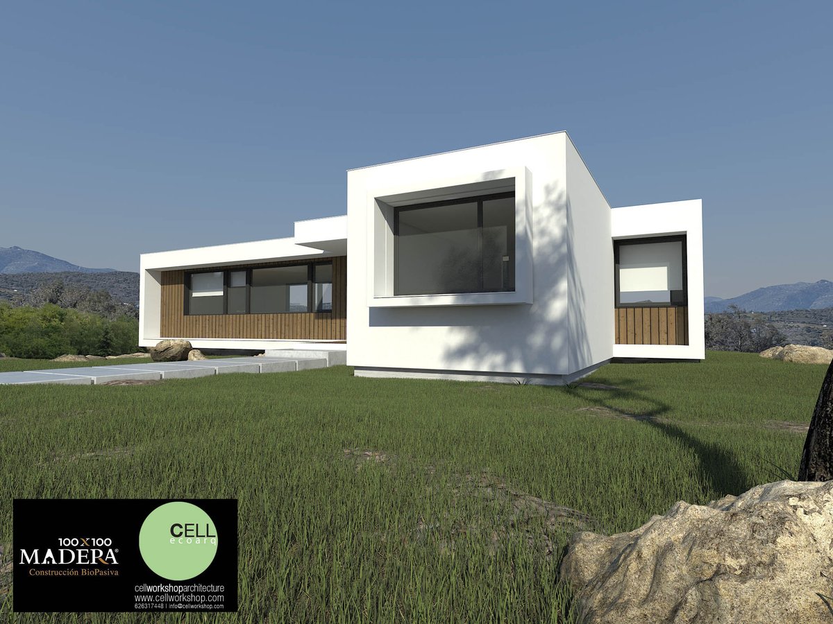 CellWorkshop's tweet photo. Os presentamos la casa Park, en Villalba. Tendrá estándar pasivo de estanqueidad y aislamiento térmico, y sistemas HVAC de alta eficiencia. https://t.co/n2z3iBslUO