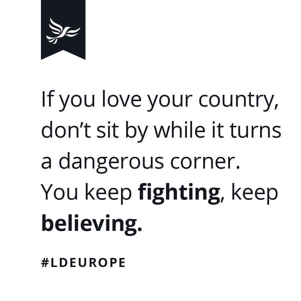 Lost_Tribe's tweet photo. Keep fighting for what you believe in. Say no to #Brexit Say no to #ProjectHate
via @LibDems https://t.co/VVnV4xuOrG