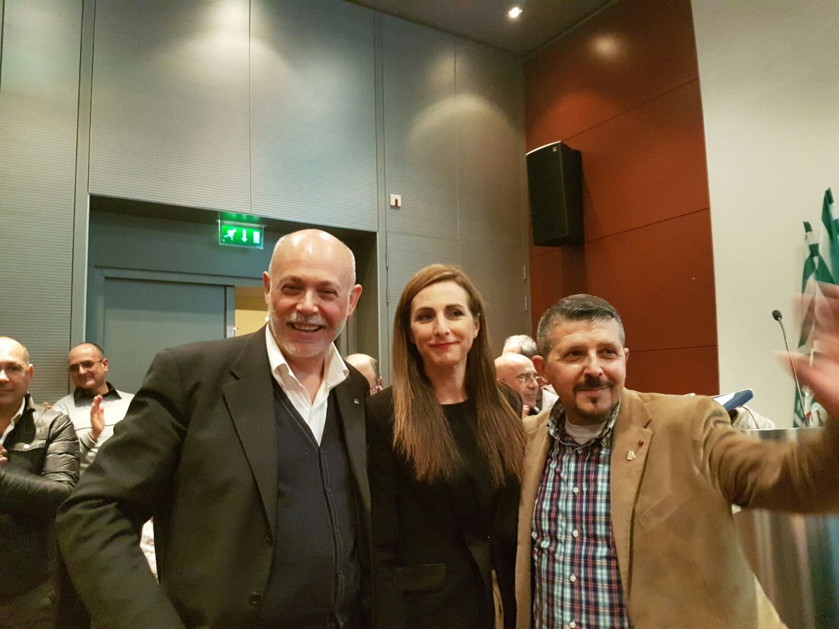 cisl_sardegna's tweet photo. Mimmo Contu è stato riconfermato stasera Segretario della #CISL di Cagliari. Lo affiancheranno Ignazio Usai e Monica Mascia #rinascitasarda https://t.co/MZJubVxG3f
