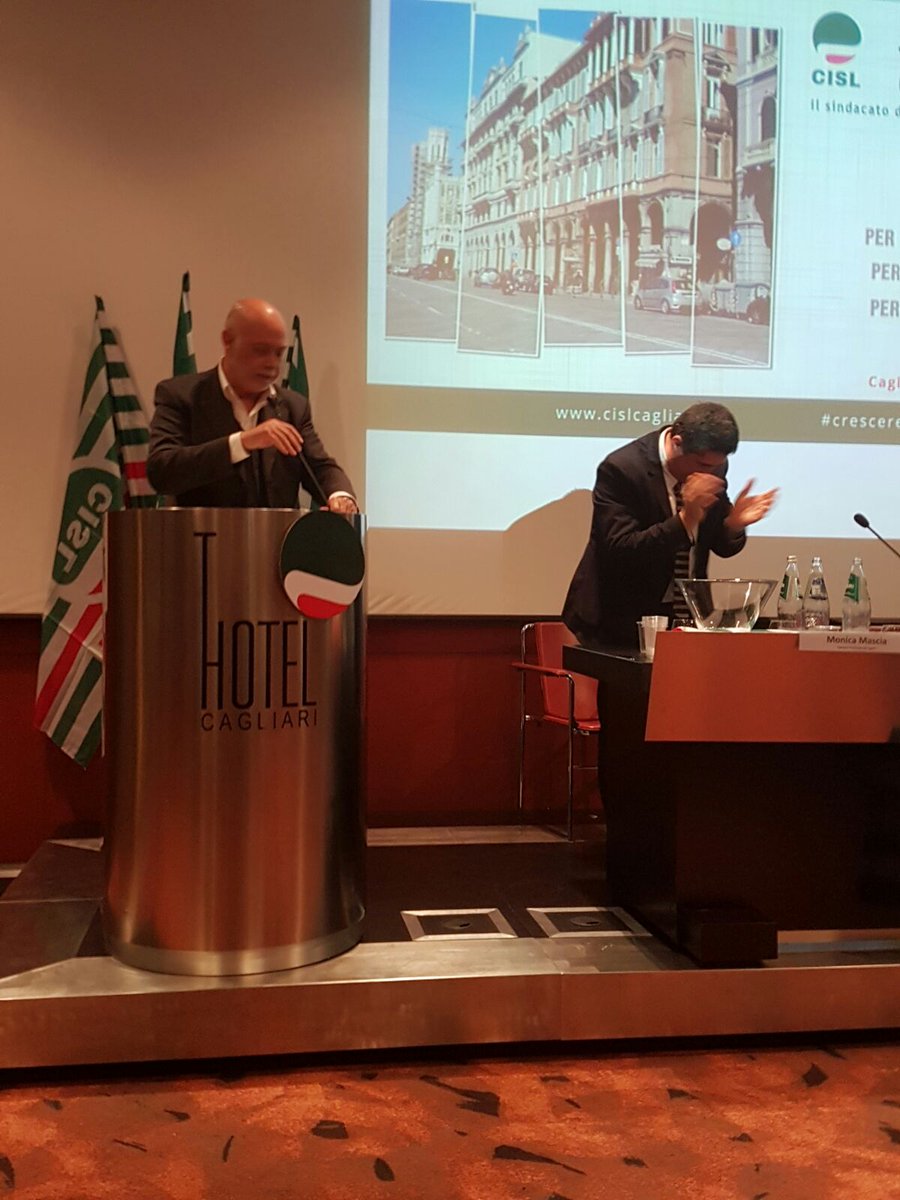cisl_sardegna's tweet photo. Mimmo Contu è stato riconfermato stasera Segretario della #CISL di Cagliari. Lo affiancheranno Ignazio Usai e Monica Mascia #rinascitasarda https://t.co/MZJubVxG3f