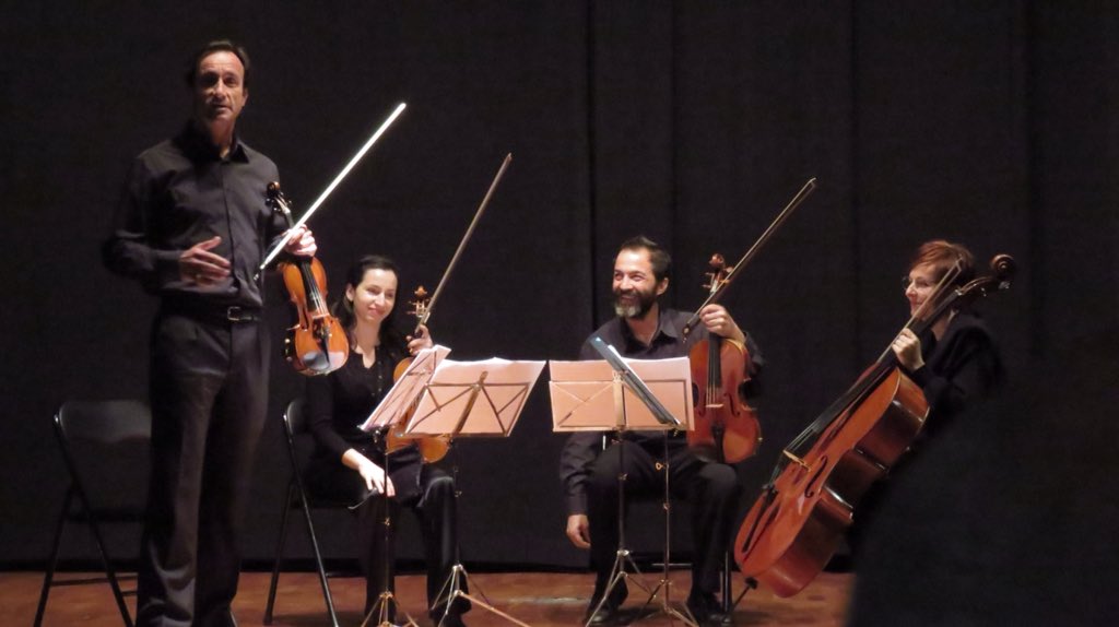 OSPAcom's tweet photo. Concierto + conferencia #Ciclodecámara #Haydn #casadecultura #Nava #cuartetocuerda #ospa #Asturias https://t.co/36DbOeaLlX