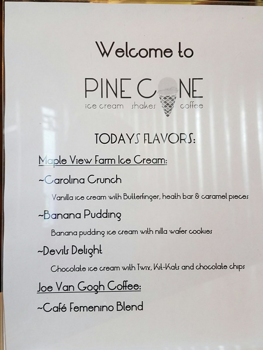 SouthernFandD's tweet image. Everyone is enjoying their @pineconedurham. Love their #supportlocal using @MVFIceCream &amp;amp; @joevangogh #sipandtastetour