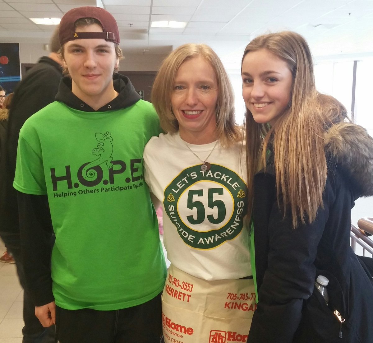 Great seeing my wonderful grade 9 students help out with this great cause!