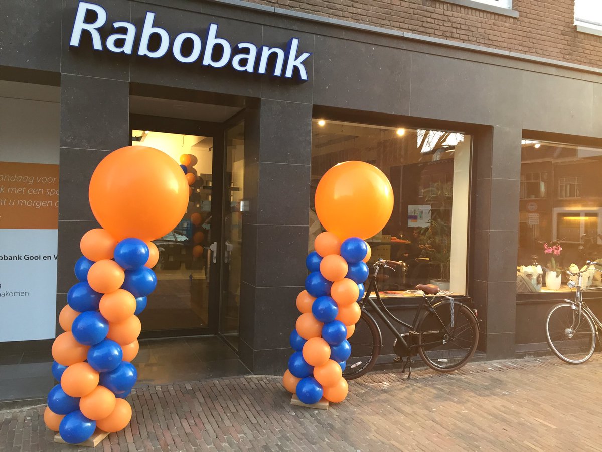 Feestelijke opening kantoor Maarssen bij Rabobank Gooi- en Vechtstreek met koffie <a href="/Peeze_Koffie/">Koffiebranderij Peeze</a> @rabofoundation