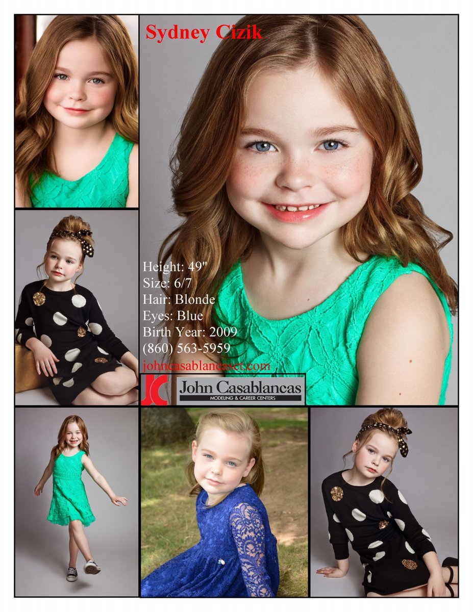bookedbytina's tweet image. How adorable does Sydney look in her new comp card!?!?!
#jcmodelsct #childmodel #modelcompcard