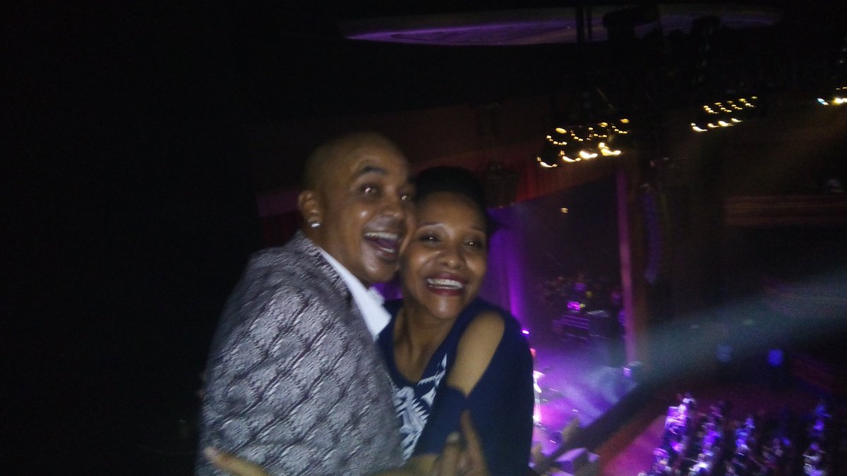 DenverSVraagom's tweet photo. @LennyWilliams The wife's in love again! #LegendsofRnBJHB @RealStylistics  @Hot919fm https://t.co/4OBQdTPFki