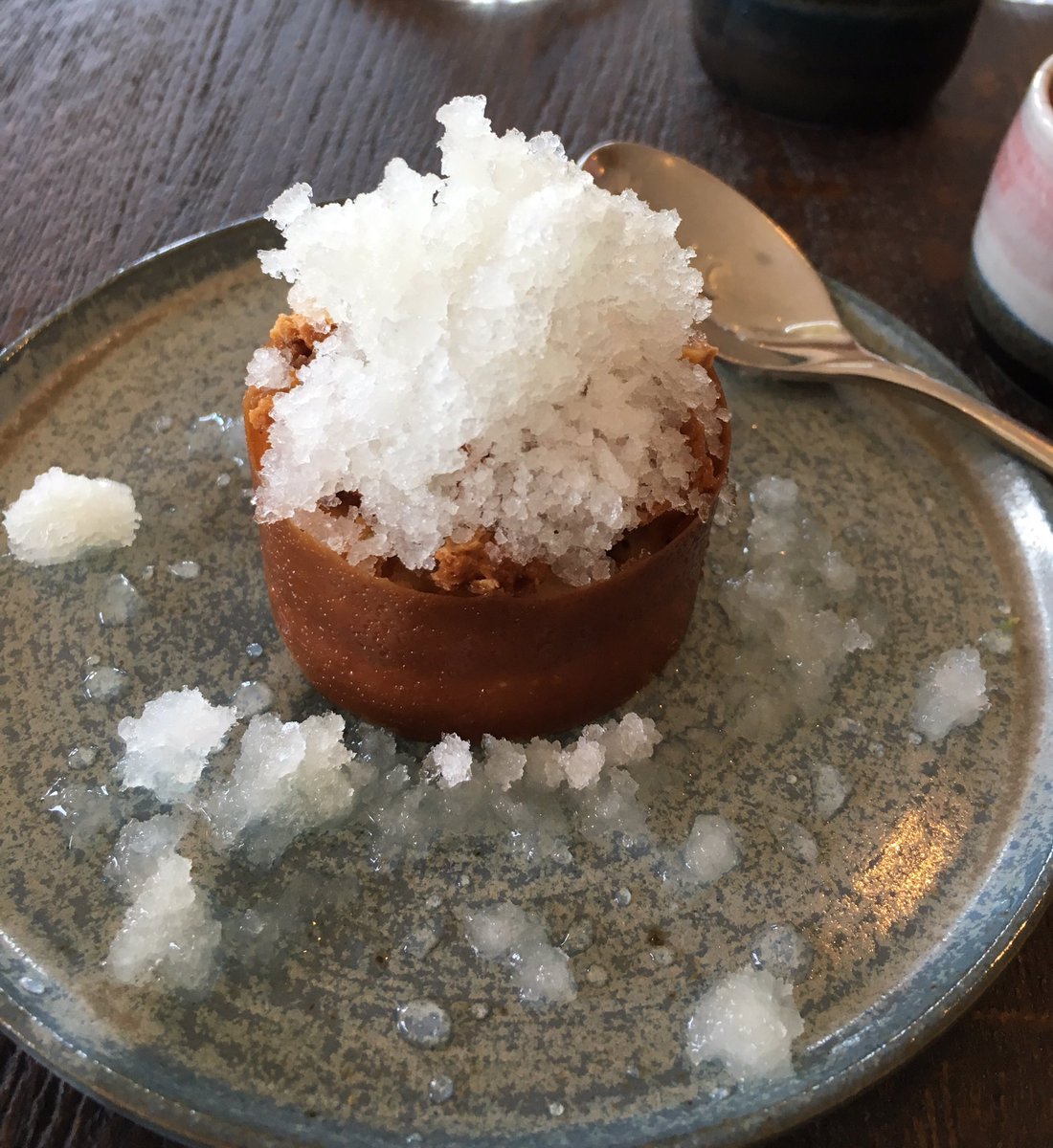 Food_A4thought's tweet photo. Amazing flavours in this dessert from @Nathanoutlaw today. @ResNathanOutlaw #2Michelin⭐️ https://t.co/K7eB5Uxejq