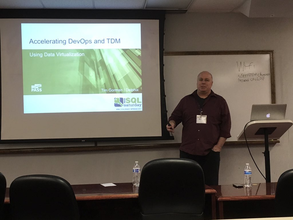 davidhutton's tweet image. Accelerating DevOps and TDM w/Tim Gorman #sqlsatcos