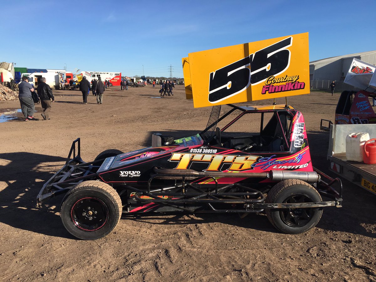 BriSCA F2's leading lady racer Courtney Finnikin adds to her win tally with success in the consolation at King's Lynn.