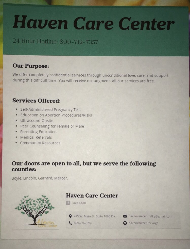 kylieeethompson's tweet photo. Everyone please spread this info for the Haven Care Center, located beside Orange Leaf in Danville! It's a great service to those in need!! https://t.co/u2mwVzUncl