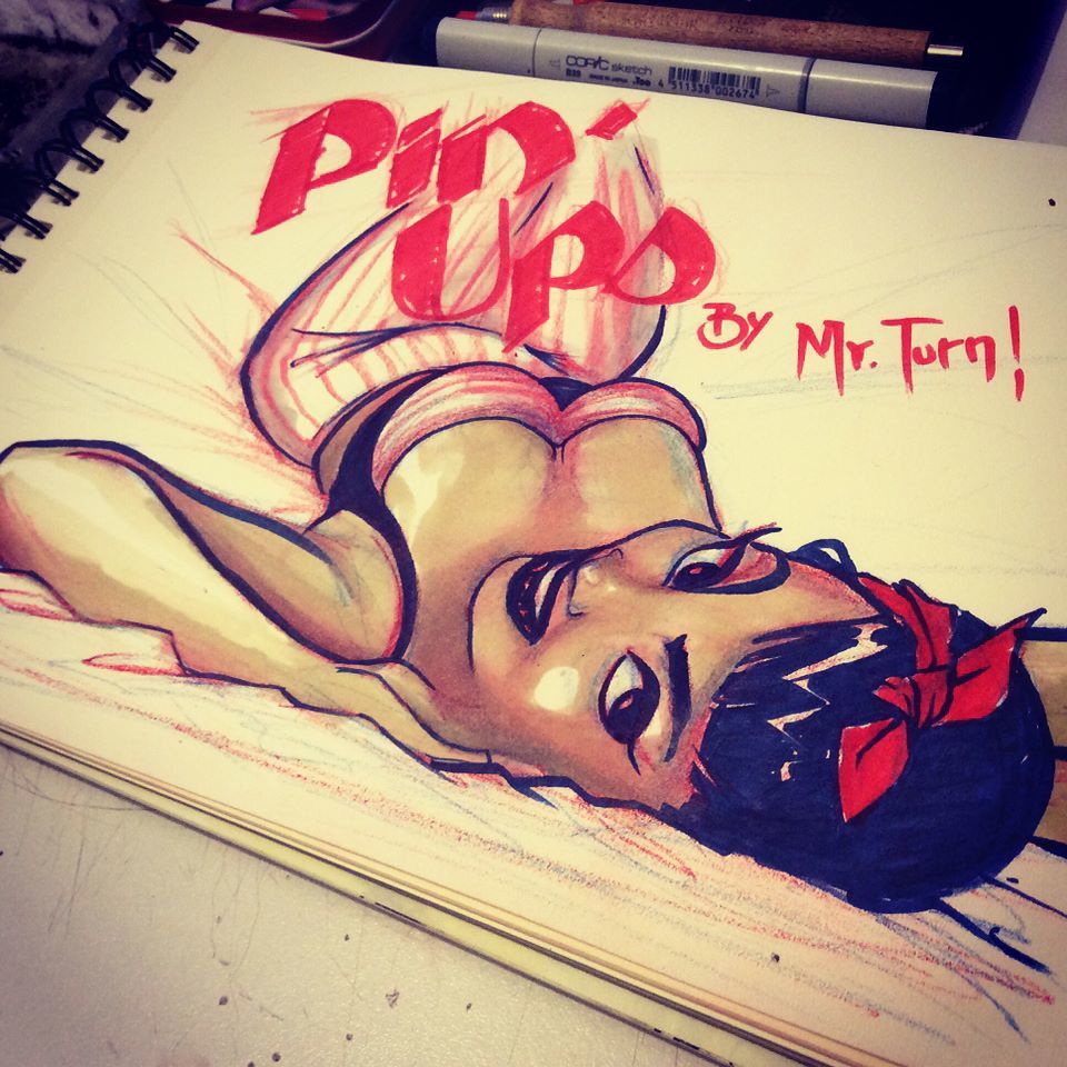 fritterpann's tweet photo. Saturday, warming up for a day of work with vectors #pinup #pinupart #pinupgirl #sketch #mrturn https://t.co/SY1GYrcDTF