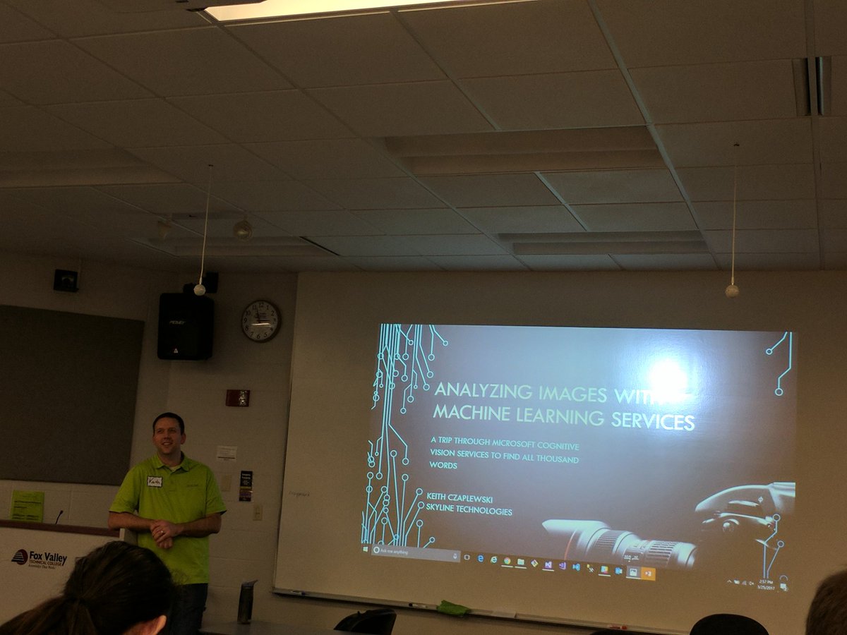 jptacek's tweet image. Keith is brain dumping on #Azure Cognitive Services and image processing at #NewCodeCamp