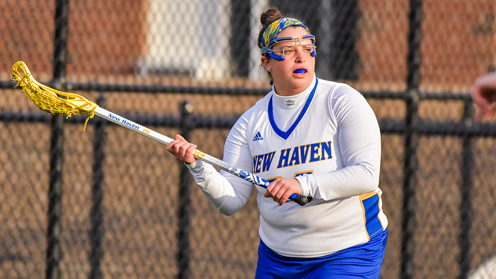 Mazliah's game-high 5 goals leads @chargerswlax in 11-10 win over Merrimack to stay unbeaten in 2017 RECAP: bit.ly/2mCBedo