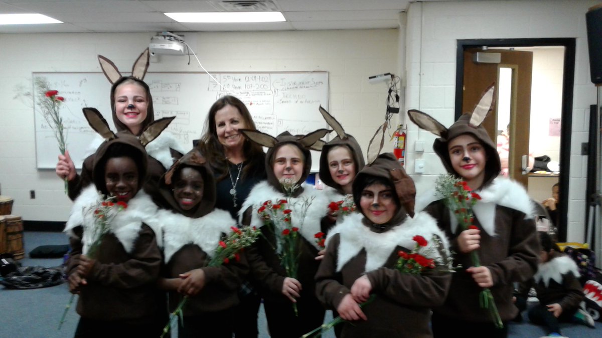 4thThurston's tweet photo. Just look at my cute bunnies in Thurston's play "Game On". I am so proud of them..@4thThurston ,@a2Thurston https://t.co/zw7EQNCuhQ