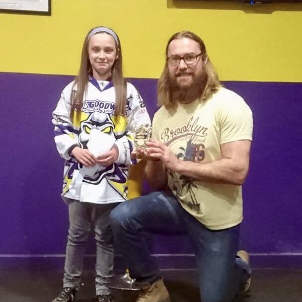Mcr_StormSuprt's tweet photo. 🎉 AWARDS 🎉 Winning the Kids Award for 'Favourite Player of the Season' category was #29 Eric Neilson! #CongratsEric 👏🏻 https://t.co/0MAWLcNbox