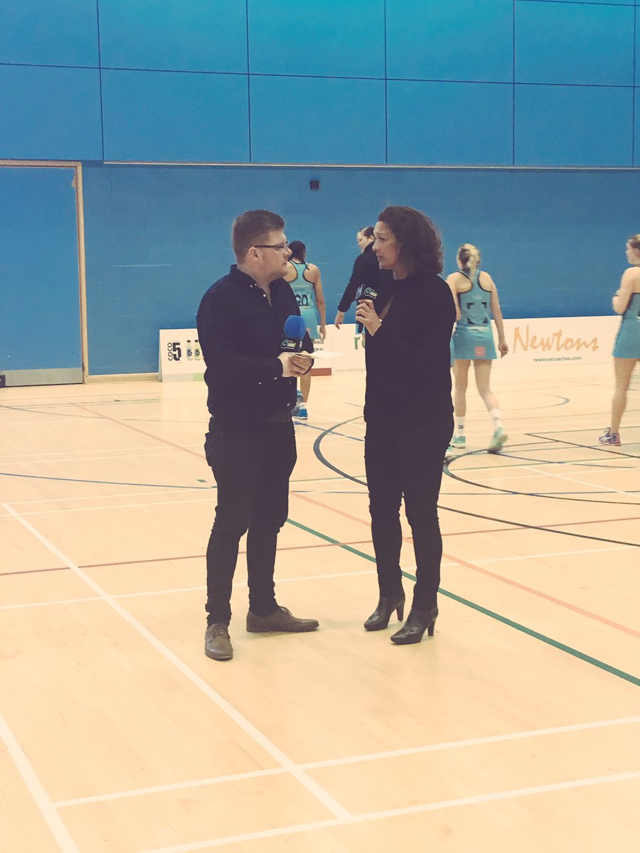 SurreyStorm's tweet image. Head coach Tania Hoffman talking about how wonderful a 100% win streak is and how pleased the combos worked #LetsGoStorm