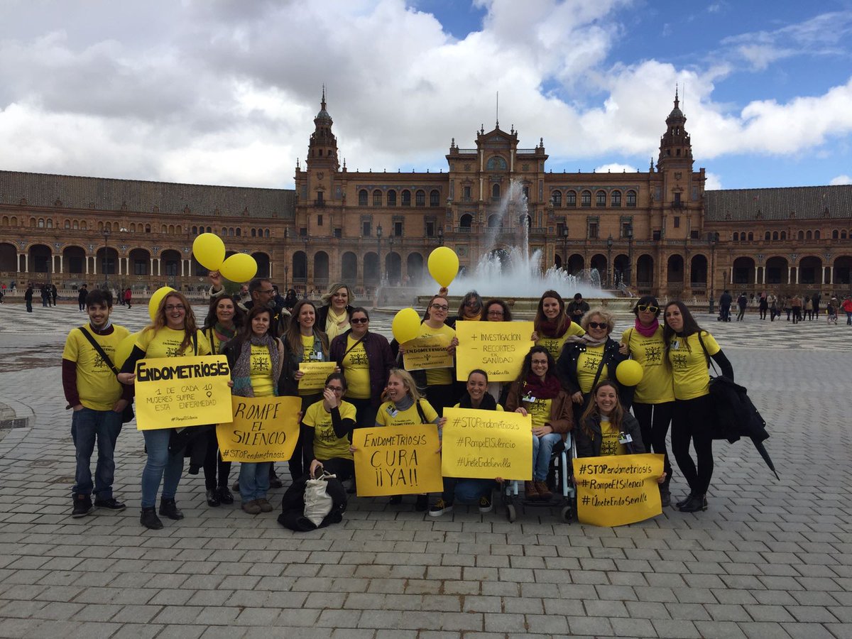 AfecEndoSevilla's tweet photo. #endomarch2017 #EndoEncuentro en Sevilla (España)! #STOPendometriosis #RomeElSilencio #ÚneteEndoSevilla https://t.co/LhT34SdNQX
