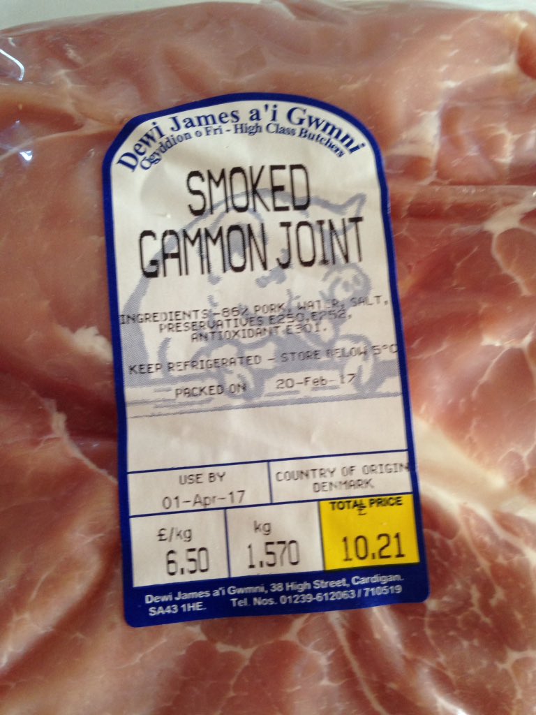 _lucywilliams_'s tweet photo. Bought this from a local butcher and found out when I got it home and looked closer it's danish #feelingdeceived  #buybritish #buylocal https://t.co/d8fc7EquTR