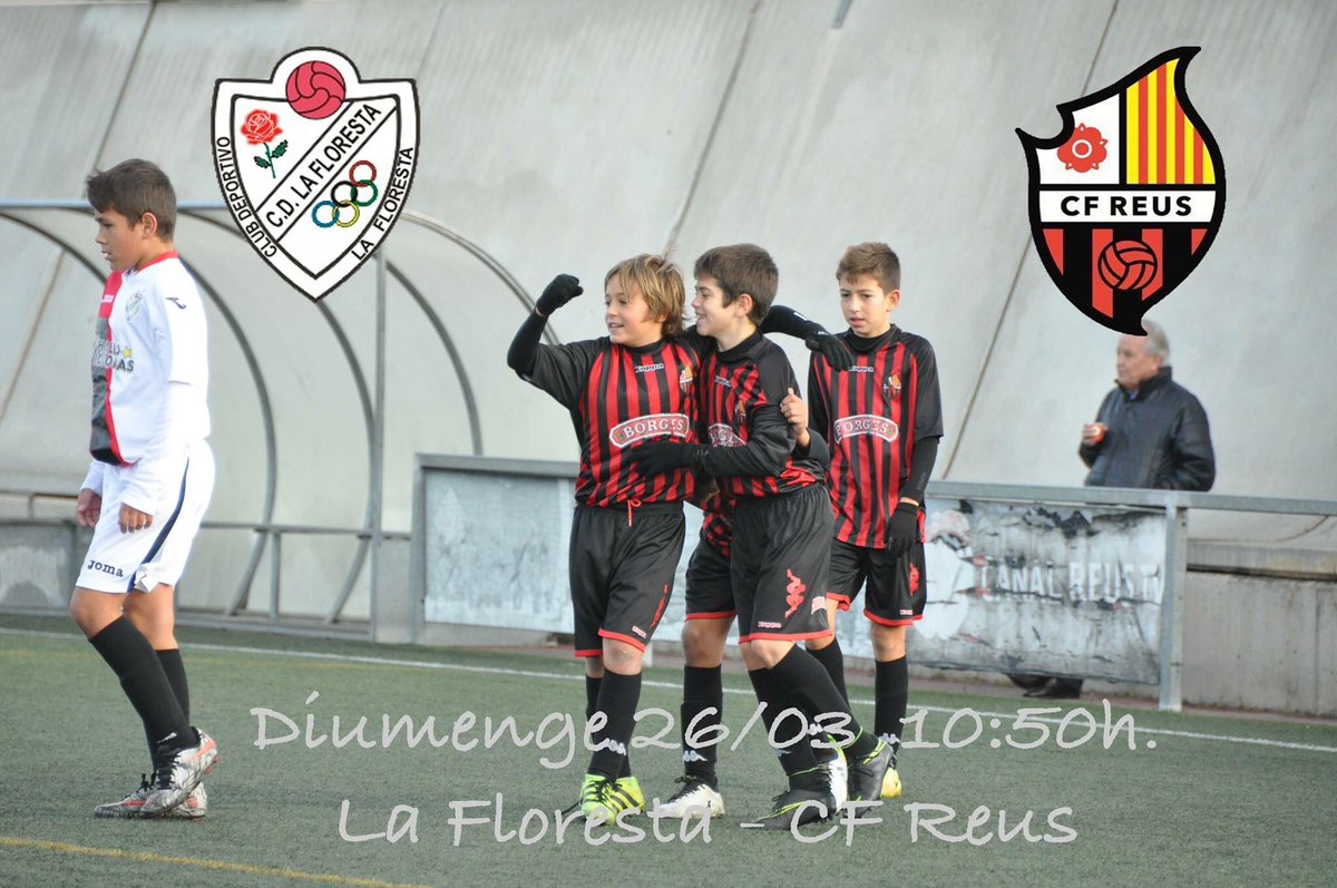 cfrdaleviA's tweet photo. Proper partit:
🏆 lliga J24
📆 26/3
⌚️ 10:50
⚽️ @laflorestaCD - @cfrdaleviA
📍 La Floresta
#Reus #CFRDBase #CFReus https://t.co/wIugIepVVd