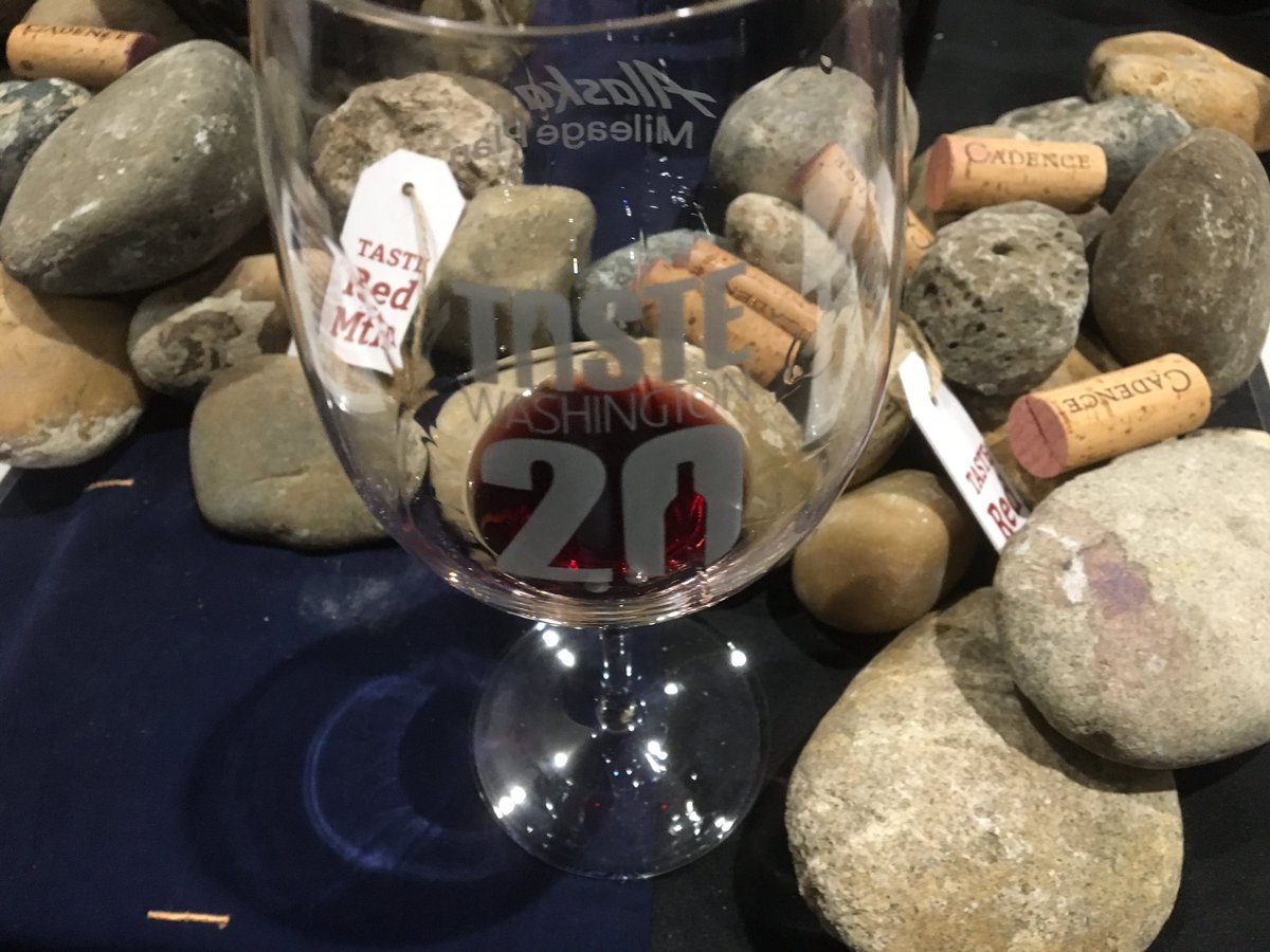.<a href="/cadencewinery/">benjamin smith</a> brought a little bit of their vineyard to #TasteWA with them. And their spectacular Red Mtn.  reds too, of course!