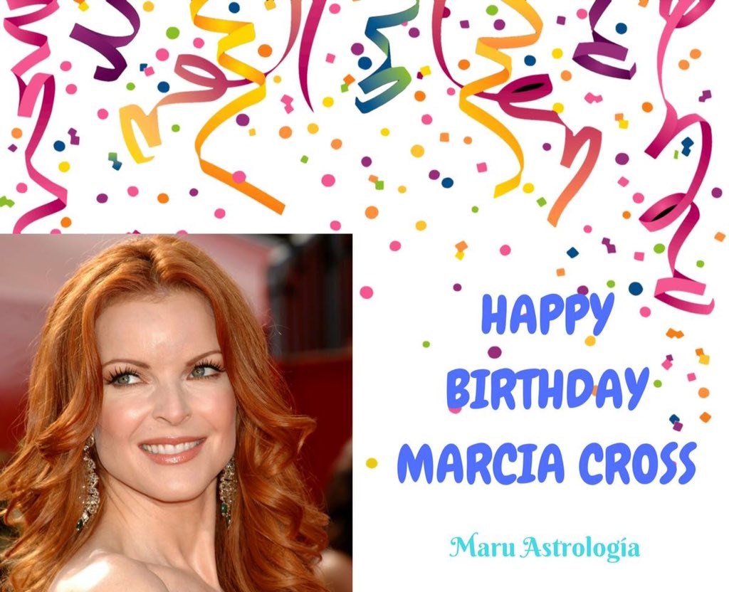 HAPPY BIRTHDAY MARCIA CROSS!!!!   