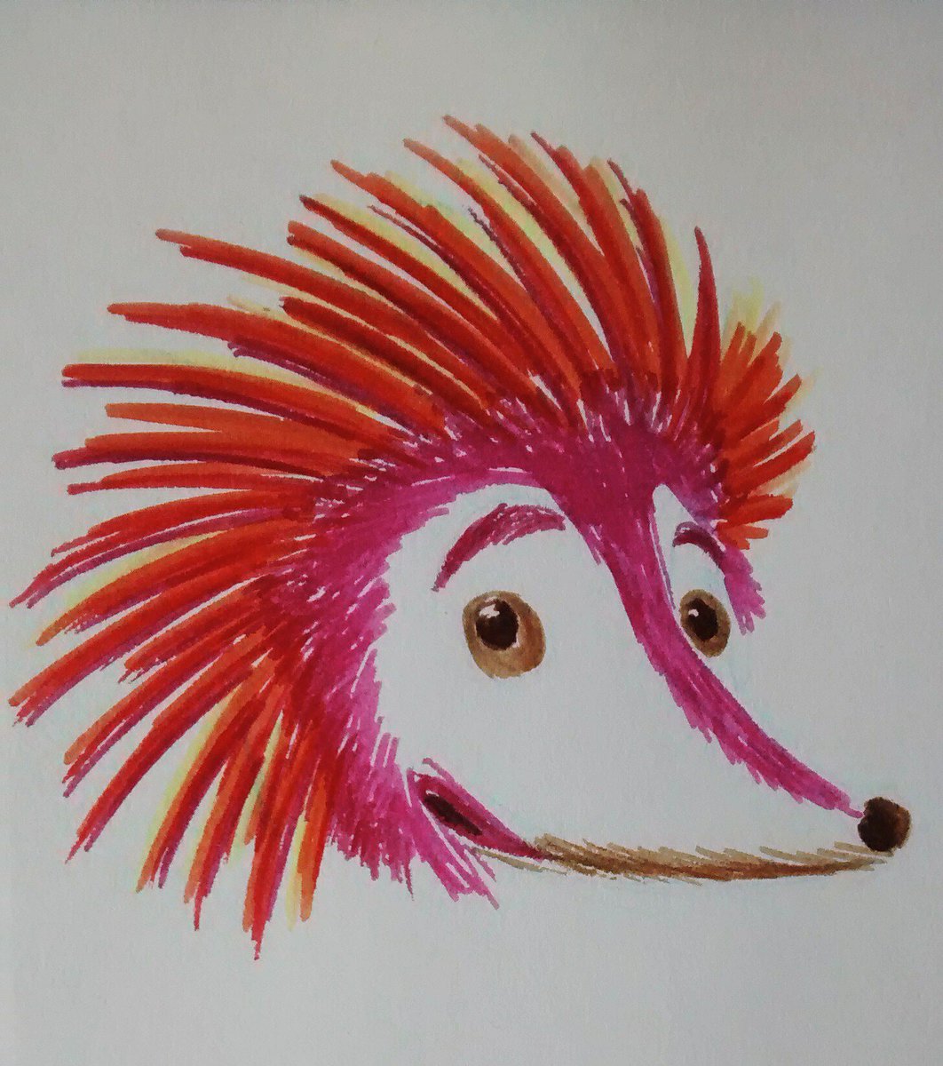 daily_doodling's tweet photo. #Espinete
#porcupine from the spanish version of #sesamestreet for @daily_doodling 

#markers #dailysketch https://t.co/85cCydwYRW