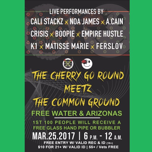 NoaJames's tweet photo. The cherry go round meets the common ground tonight in Victorville. It's going to be festive. https://t.co/RweC9hNxqu