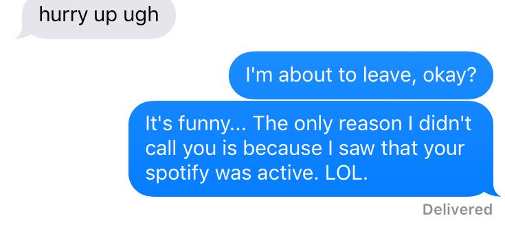 Spotify saves....