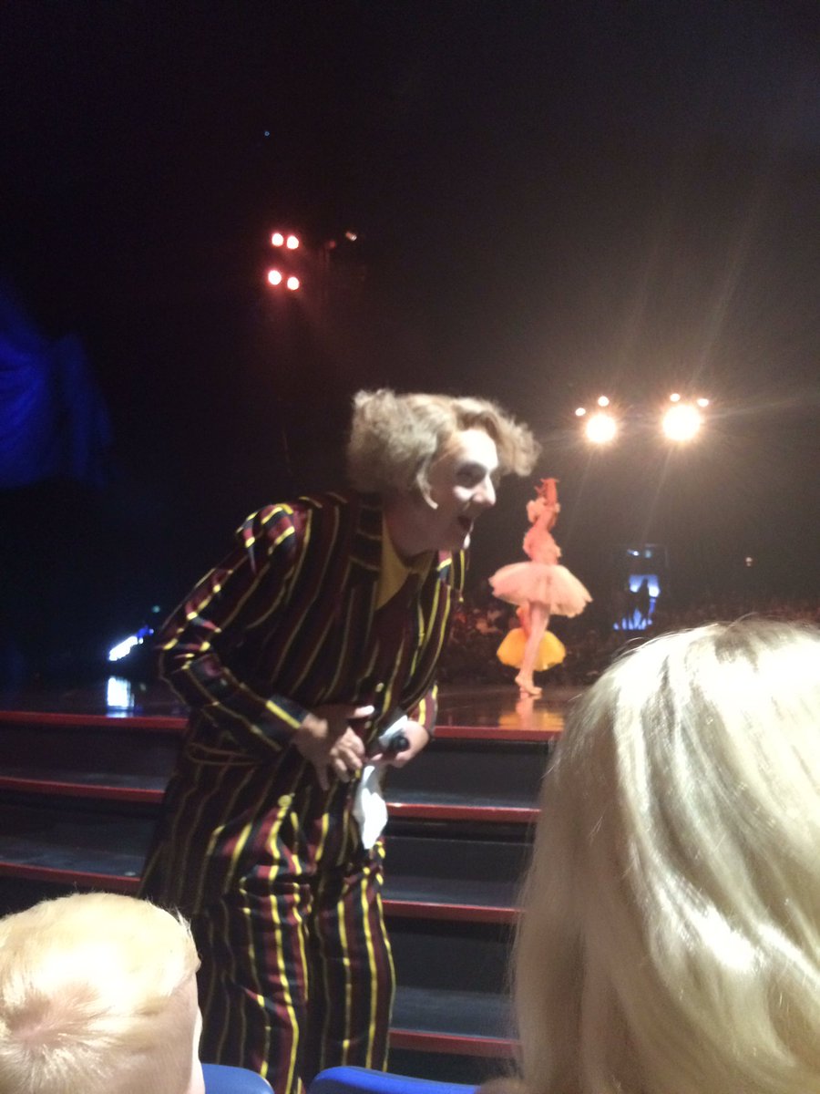 Jas_Russell's tweet photo. The scene is set, let the show begin. #CirqueDuSoleil #Kooza Feels like we're on the stage. https://t.co/HwkGVCi1jN