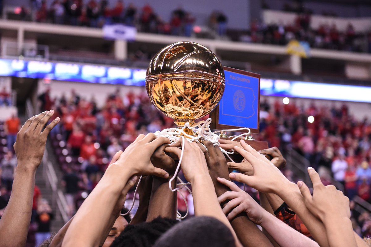 PaPrepLive's tweet photo. Some early photos from Reading's first ever PIAA state title victory, 64-60 over Pine Richland in PIAA Class 6A boys basketball title game https://t.co/1sAHgl1v5z